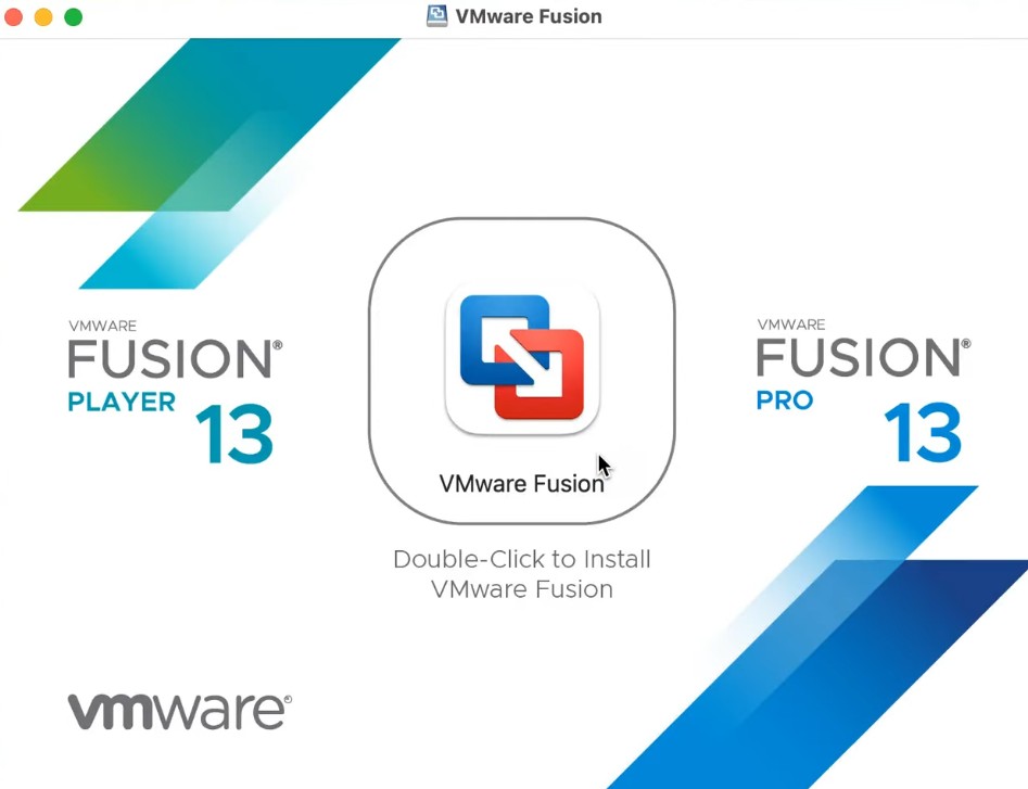 Bạn Double Click Vào Trong Biểu Tưởng Vmware Fusion ở Giữa