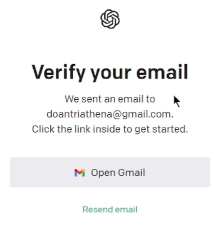 Bạn mở tài khoản email của bạn lên và xác minh tài khoản 