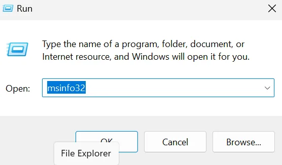 Bạn Nhập Msinfo32 Vào Run