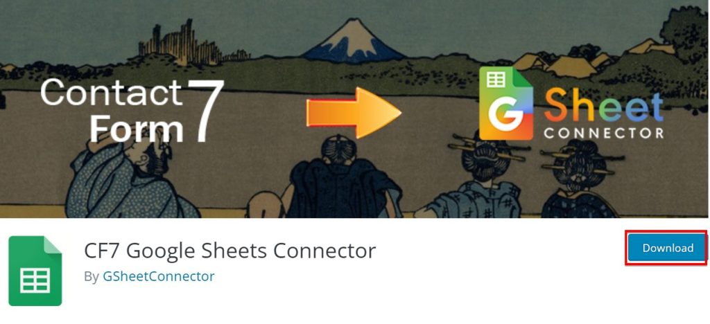 Bạn Tải Và Cài đặt Plugin CF7 Google Sheets Connector