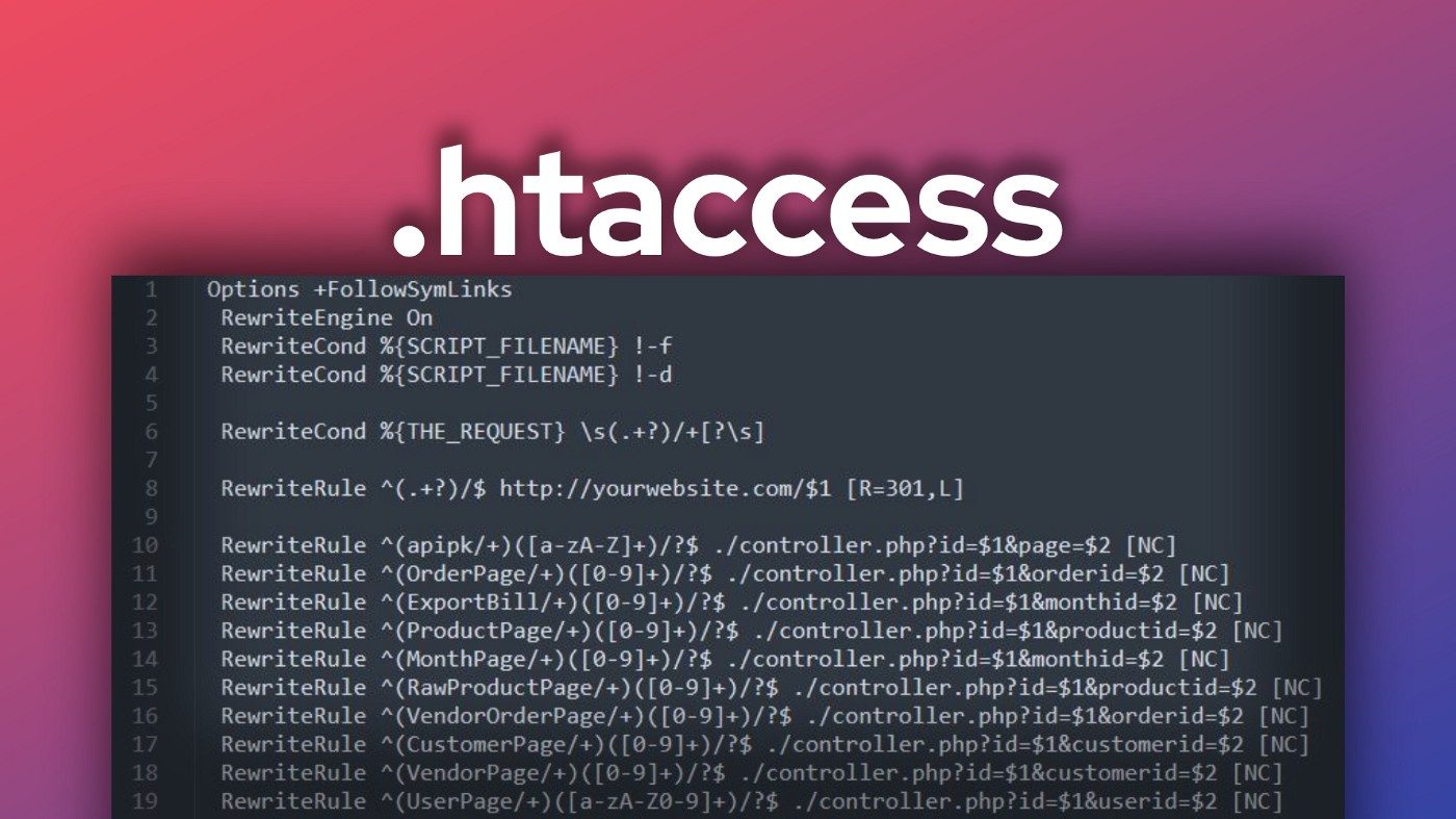 File .htaccess là gì ? Cách cấu hình file .htaccess mới nhất