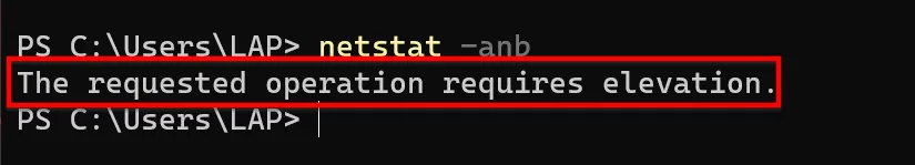 Lỗi The Request Operation Requires Elevation Khi Chạy Lệnh CMD