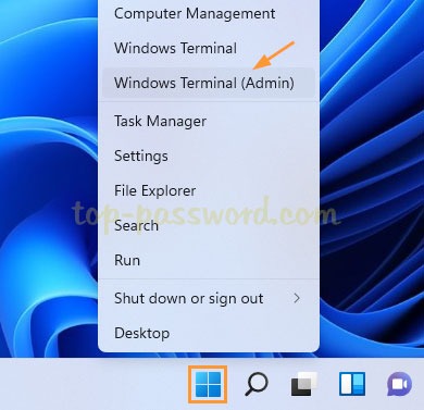 Mở Windows Terminal (Admin) Trên Win 11