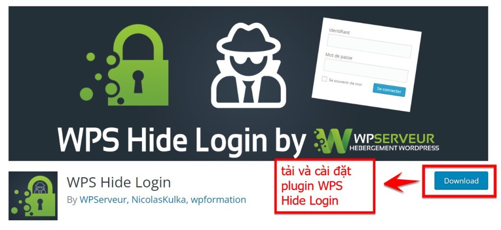 Nhấn Download để Tải Plugin WPS Hide Login