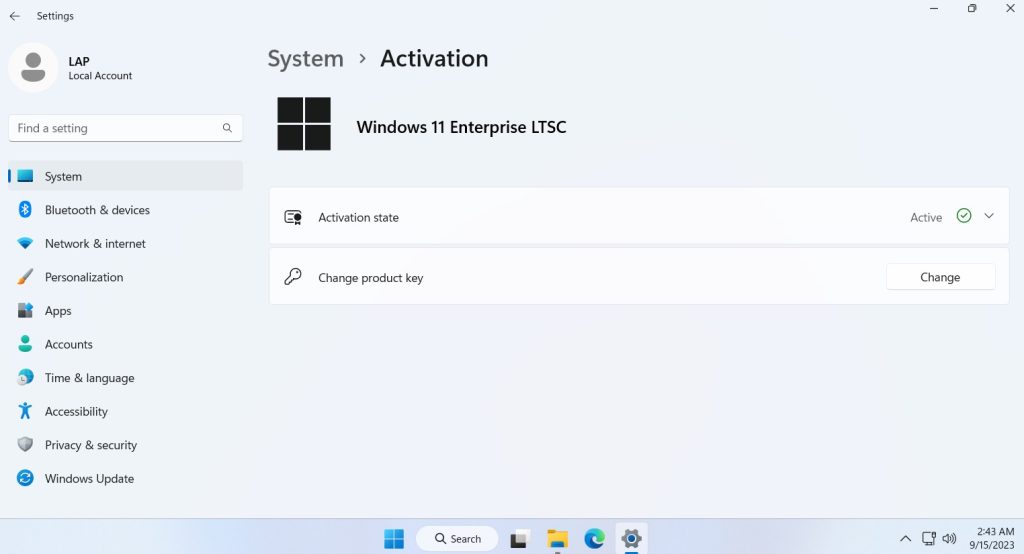 Phiên Bản Windows 11 Enterprise LTSC