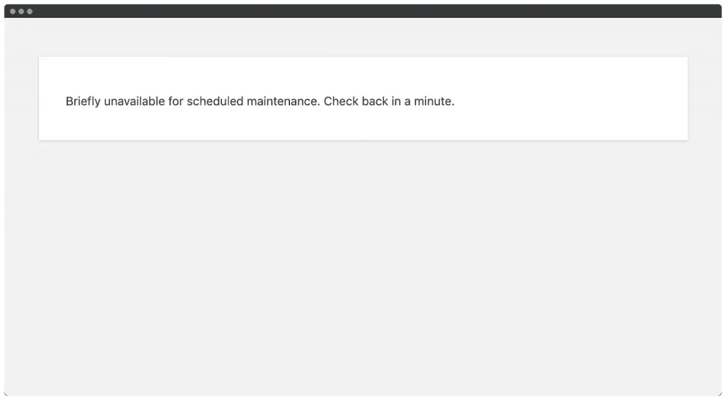 Sửa Lỗi Briefly Unavailable For Scheduled Maintenance. Check Back In A Minute WordPress