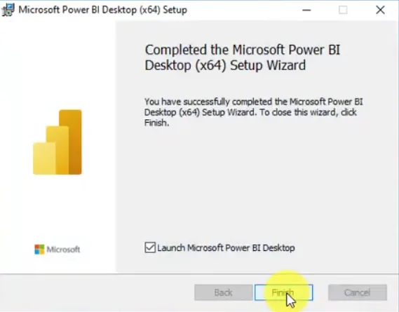 Thông Báo Cài đặt Power BI Desktop Trên Win 11, Win 10 Thành Công