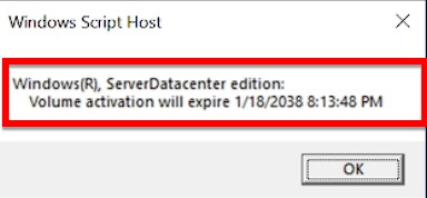 Thông Tin Bản Quyền Windows Server 2022 Xuất Hiện