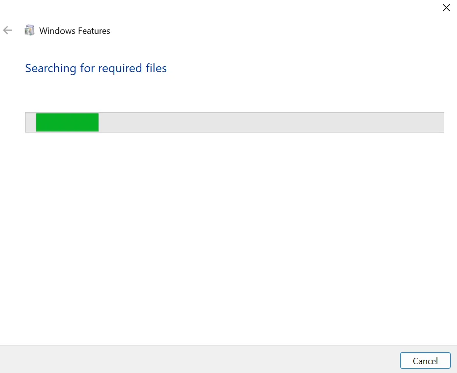 Windows Features đang Tìm Và Cài Hyper V Cho Win 11 Của Bạn