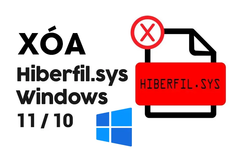 xóa file hiberfil sys trong windows 10